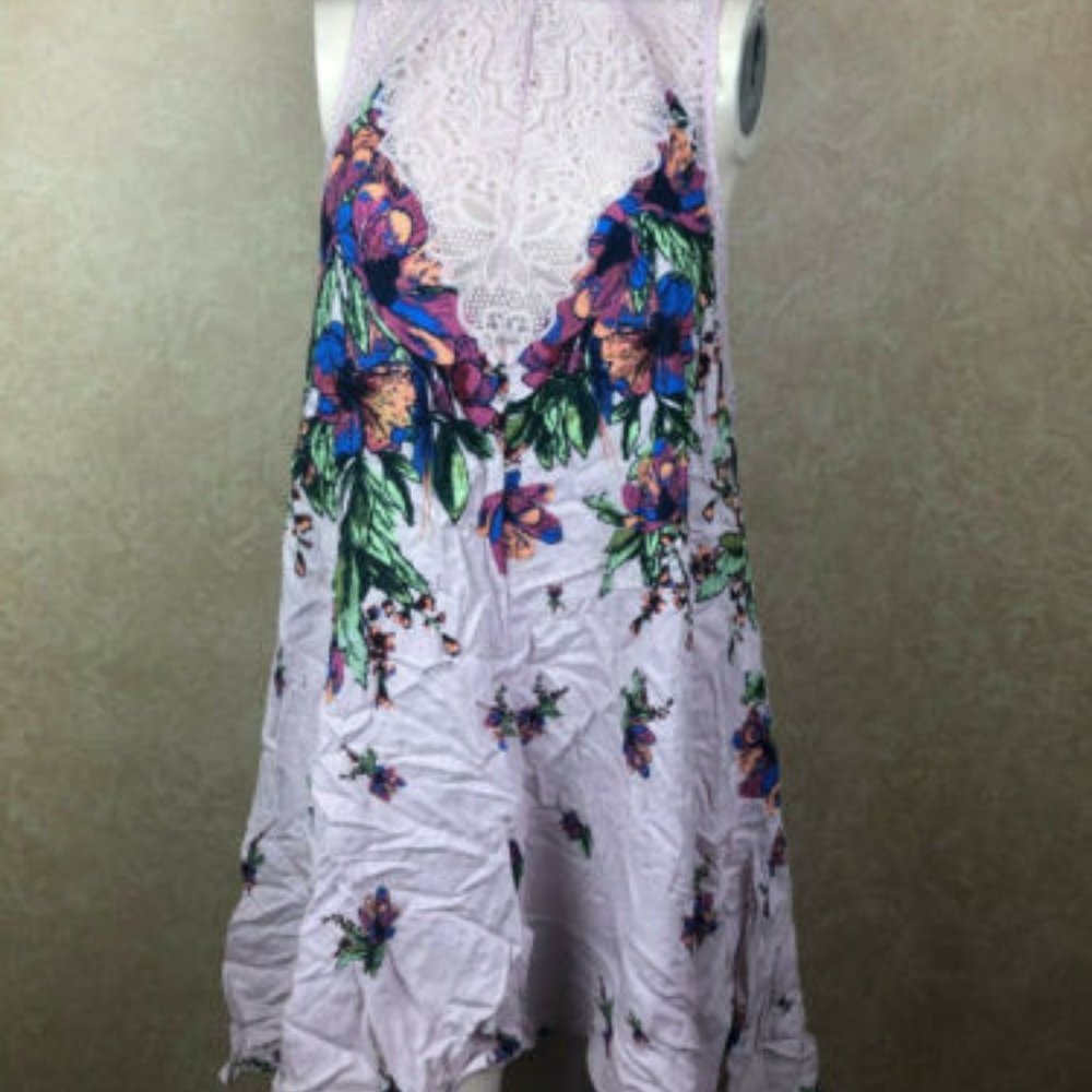 Free People Women's Marsha Blush Floral Dress - BN